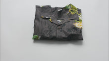 Load and play video in Gallery viewer, C90-A865 (Lemon leaf), Men 100% Cotton Aloha Shirt
