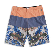 Load image into Gallery viewer, N90-S6781 (Verdant top band-orange/beige), Men Submersible Shorts （4-way stretch)）
