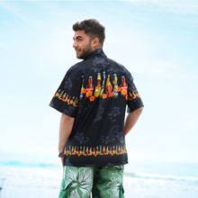 Load image into Gallery viewer, C90-A510BP (Black brew), Men 100% Cotton Aloha Shirt
