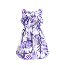 Load image into Gallery viewer, R91-D9936 (Pastel purple leaf), Ladies Aloha Dress 100% Rayon

