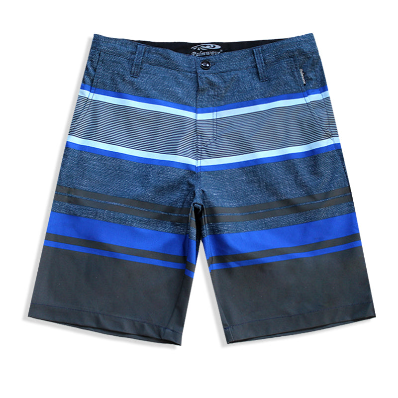 N90-S8162 (Delta bands-true blue), Men Submersible Shorts (4-way-stretch)