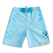 Load image into Gallery viewer, N20-B620 (Ice-side hibiscus), Boys Microfiber Boardshort
