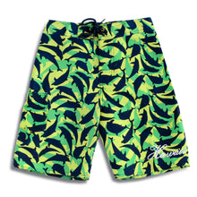 Load image into Gallery viewer, N20-B815 (Green dolphin), Boys Microfiber Boardshort
