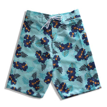 Load image into Gallery viewer, N20-B7218 (Light blue floral), Boys Microfiber Boardshort

