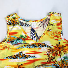 Load image into Gallery viewer, R91-D8845 (Yellow scenery), Ladies Aloha Dress 100% Rayon

