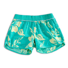Load image into Gallery viewer, N91-W958 (160 GSM rip stop green floral), Ladies 100% Microfiber Walk Shorts
