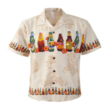 Load image into Gallery viewer, C90-A592P (Tan Brew), Men 100% Cotton Aloha Shirt
