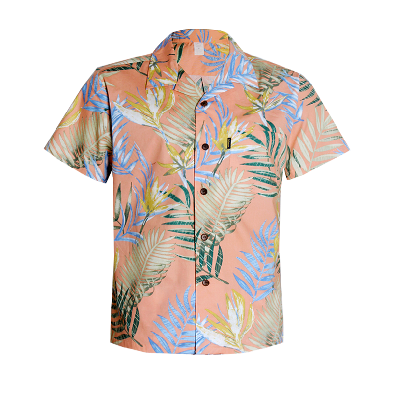 C90-A7872 (Coral reef), Men 100% Cotton Aloha Shirt – Yuntech C90-A7872 (Coral reef), Men 100% Cotton Aloha Shirt – Yuntech