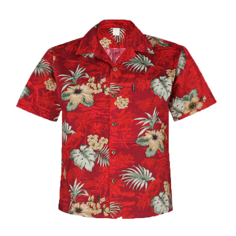  Men's Hawaiian Shirt Aloha Shirt S Pastel Leaves in Pink :  Clothing, Shoes & Jewelry