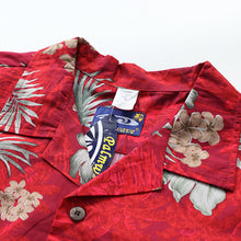 Load image into Gallery viewer, C90-A8457 (Burgundy floral), Mens 100% Cotton Aloha Shirt
