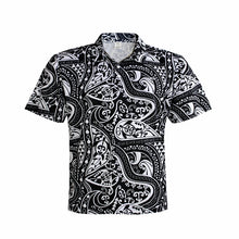 Load image into Gallery viewer, N90-P2209 (Black turtle tribal), Men Microfiber Breathable Knitted Aloha Polo Shirt
