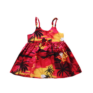 R21-D066/R51-D066 (Red scenery), Girls Rayon Sundress