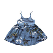 Load image into Gallery viewer, R21-D460/R51-D460 (Blue surf), Girls Rayon Sundress

