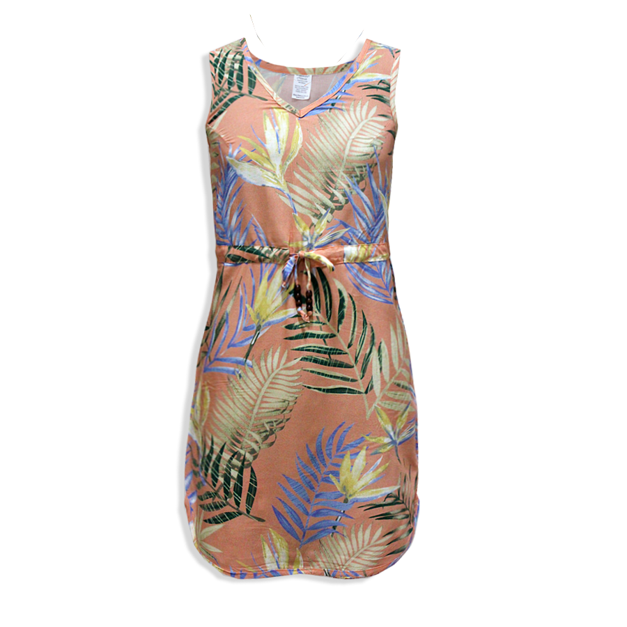 R91-D7872 (Coral reef), Ladies Aloha Dress 100% Rayon