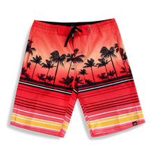 Load image into Gallery viewer, N90-B64089 (Red Scenery), Men Microfiber Boardshort (4 way stretch) - three pockets
