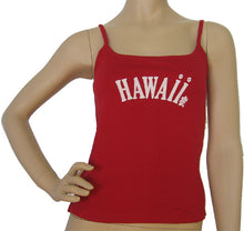 Load image into Gallery viewer, K9-SP591H (Red Hawaii), 100% Knit Cotton Single strap Tank Top
